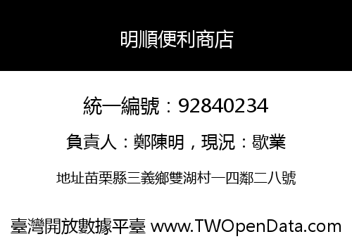明順便利商店