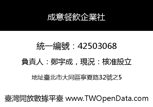 成意餐飲企業社