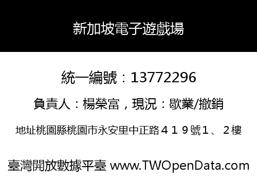 新加坡電子遊戲場