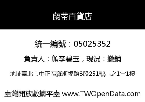 蘭蒂百貨店