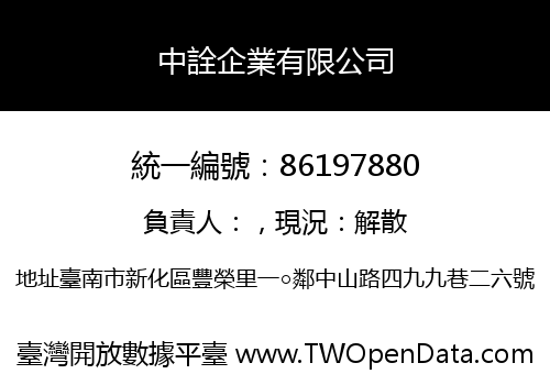 中詮企業有限公司