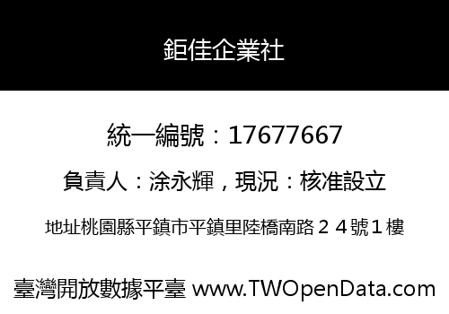 鉅佳企業社