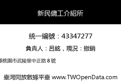 新民傭工介紹所
