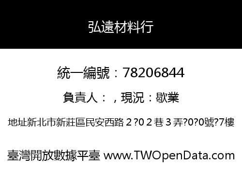 弘遠材料行
