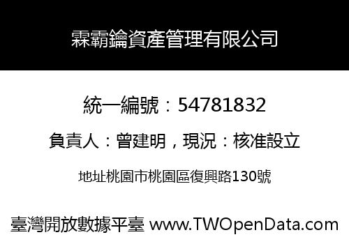 霖霸鑰資產管理有限公司
