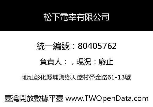 松下電宰有限公司