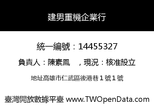 建男重機企業行