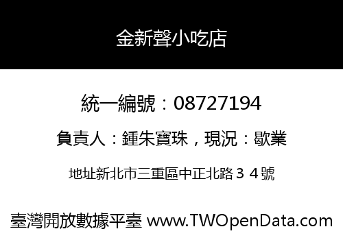 金新聲小吃店
