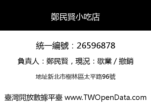 鄭民賢小吃店