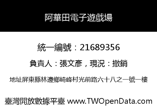 阿華田電子遊戲場