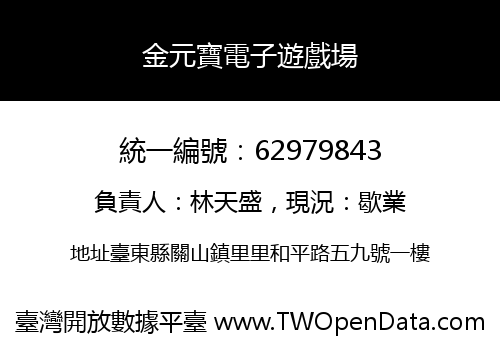 金元寶電子遊戲場