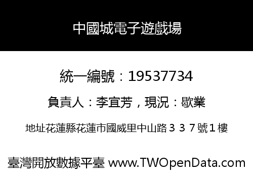 中國城電子遊戲場