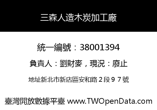三森人造木炭加工廠