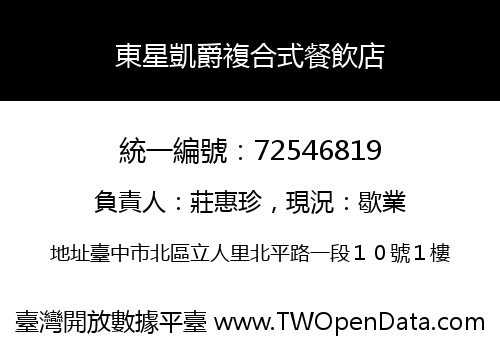 東星凱爵複合式餐飲店