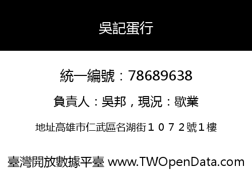 吳記蛋行