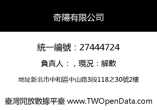 奇陽有限公司