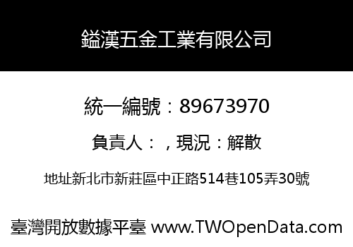 鎰漢五金工業有限公司