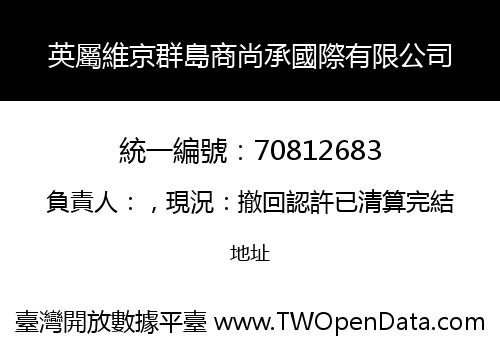 英屬維京群島商尚承國際有限公司
