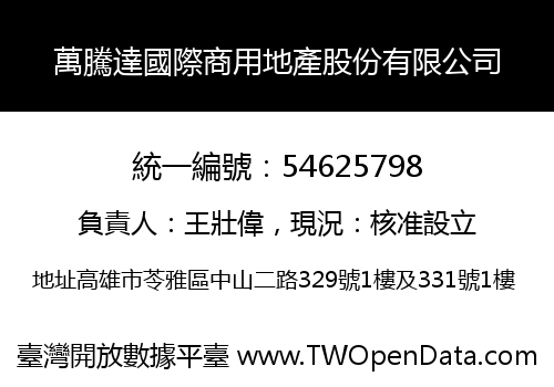 萬騰達國際商用地產股份有限公司