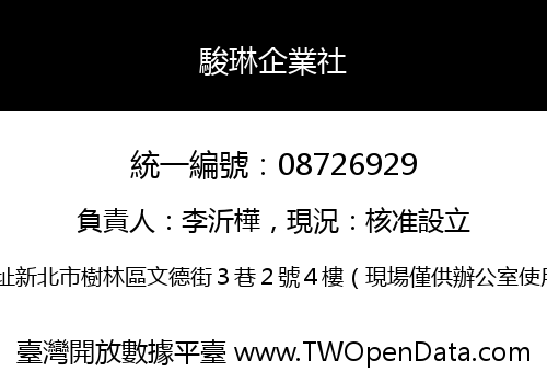 駿琳企業社