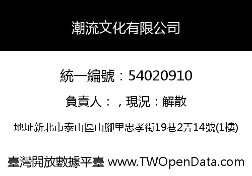 潮流文化有限公司