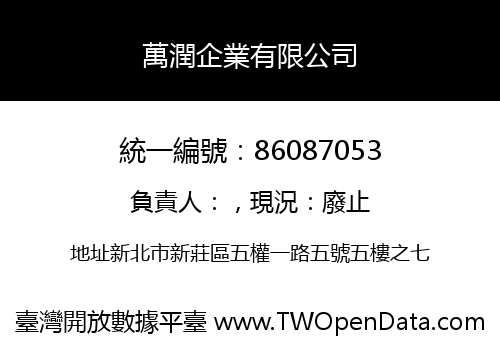 萬潤企業有限公司