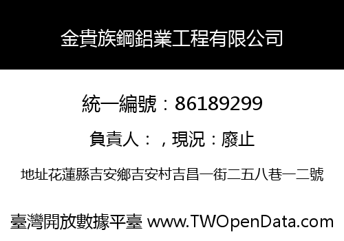 金貴族鋼鋁業工程有限公司