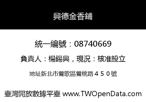 興德金香鋪