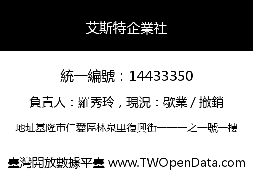 艾斯特企業社