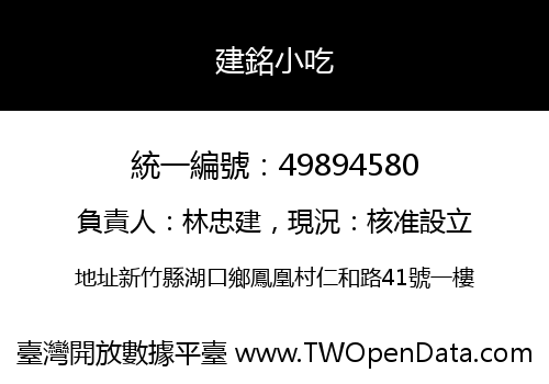 建銘小吃