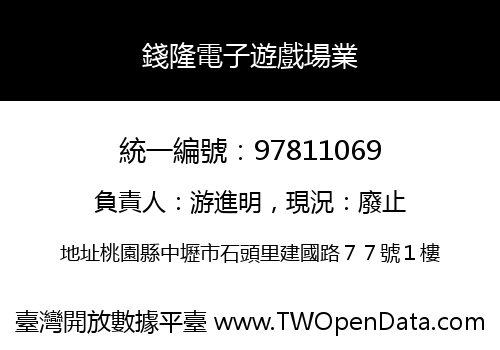 錢隆電子遊戲場業