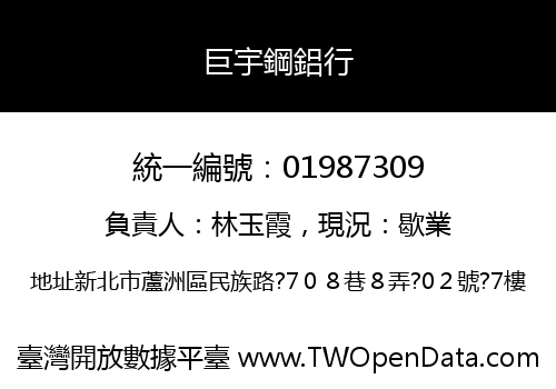 巨宇鋼鋁行