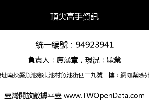 頂尖高手資訊