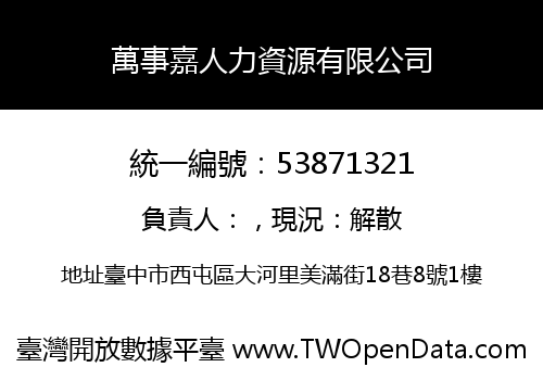 萬事嘉人力資源有限公司