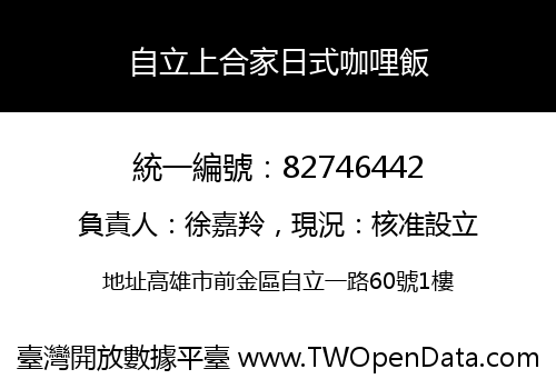 自立上合家日式咖哩飯