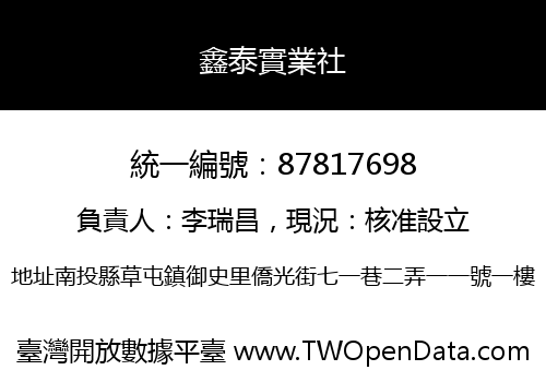 鑫泰實業社