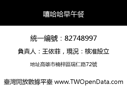 嘻哈哈早午餐