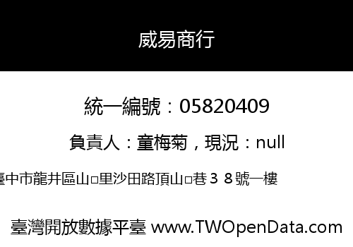 威易商行
