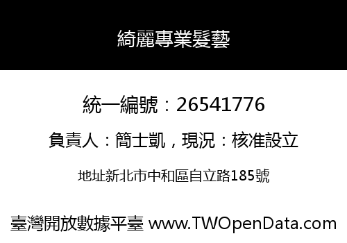 綺麗專業髮藝