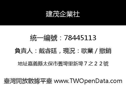 建茂企業社