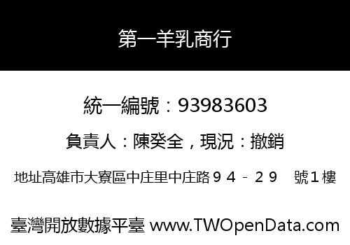 第一羊乳商行