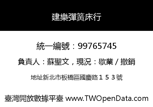 建樂彈簧床行