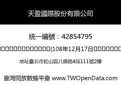 天盈國際股份有限公司