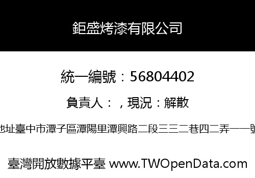 鉅盛烤漆有限公司
