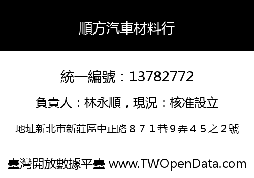 順方汽車材料行