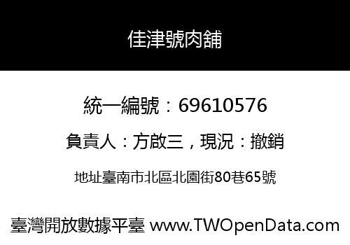 佳津號肉舖