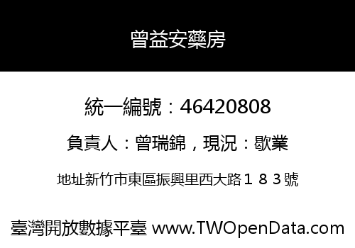 曾益安藥房