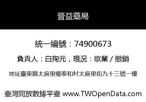 晉益藥局