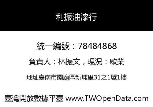 利振油漆行