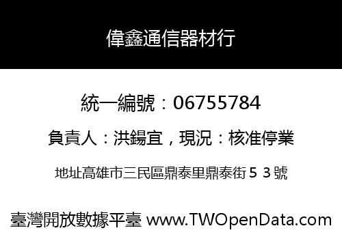 偉鑫通信器材行